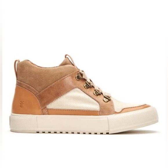 frye beacon leather sneaker